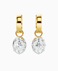 White Lab Diamond / Oval / 1.5ct