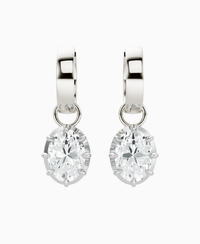 White Lab Diamond / Oval / 1.5ct