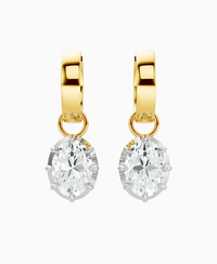 White Lab Diamond / Oval / 1.5ct