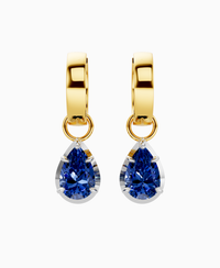 Royal Blue Lab Sapphire / Pear / 1ct