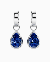 Royal Blue Lab Sapphire / Pear / 2ct