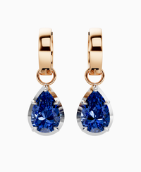 Royal Blue Lab Sapphire / Pear / 2ct
