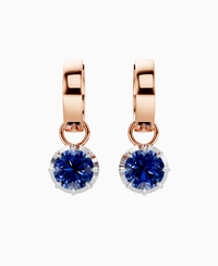 Royal Blue Lab Sapphire / Round / 1ct