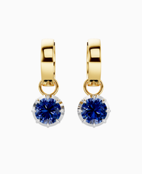 Royal Blue Lab Sapphire / Round / 1ct