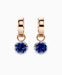 Royal Blue Lab Sapphire / Round / 1ct