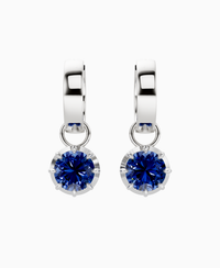 Royal Blue Lab Sapphire / Round / 1ct