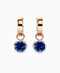 Royal Blue Lab Sapphire / Round / 1ct