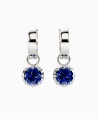 Royal Blue Lab Sapphire / Round / 1ct