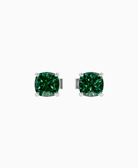 Zambian Lab Emerald / Cushion / 0.8ct