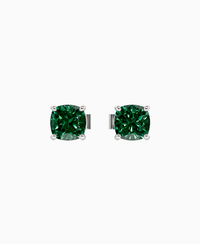 Zambian Lab Emerald / Cushion / 0.8ct