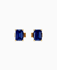 Royal Blue Lab Sapphire / Emerald / 0.5ct