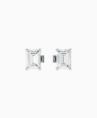 White Lab Diamond / Emerald / 0.8ct