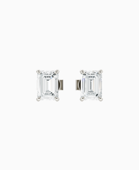 White Lab Diamond / Emerald / 0.8ct