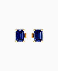 Royal Blue Lab Sapphire / Emerald / 0.8ct