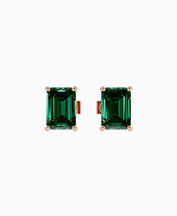 Basket Stud Earrings - 9K Rose Gold