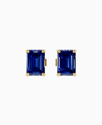Royal Blue Lab Sapphire / Emerald / 1.5ct