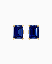 Royal Blue Lab Sapphire / Emerald / 2ct