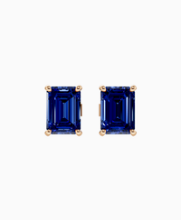 Royal Blue Lab Sapphire / Emerald / 2ct