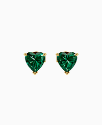 Zambian Lab Emerald / Heart / 0.8ct
