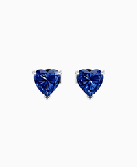 Royal Blue Lab Sapphire / Heart / 1ct