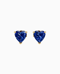Royal Blue Lab Sapphire / Heart / 1ct