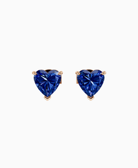 Royal Blue Lab Sapphire / Heart / 1ct