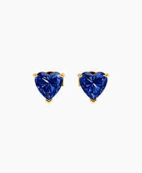 Royal Blue Lab Sapphire / Heart / 1ct