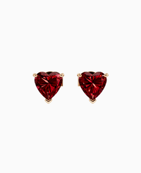 Pigeon Blood Lab Ruby / Heart / 1ct