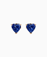 Royal Blue Lab Sapphire / Heart / 1ct