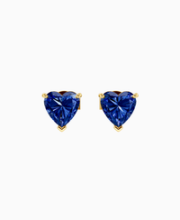 Royal Blue Lab Sapphire / Heart / 1ct