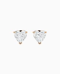 Basket Stud Earrings - 18K Rose Gold