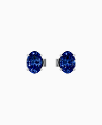 Royal Blue Lab Sapphire / Oval / 0.5ct