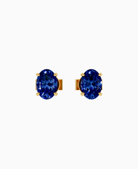 Royal Blue Lab Sapphire / Oval / 0.5ct
