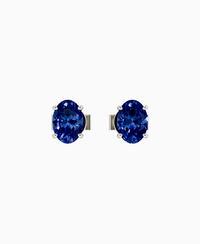 Royal Blue Lab Sapphire / Oval / 0.5ct