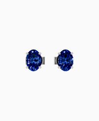 Royal Blue Lab Sapphire / Oval / 0.5ct