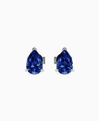 Royal Blue Lab Sapphire / Pear / 0.8ct