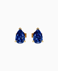 Royal Blue Lab Sapphire / Pear / 0.8ct