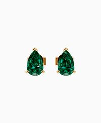 Zambian Lab Emerald / Pear / 0.8ct