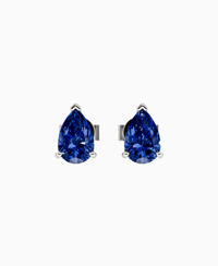 Royal Blue Lab Sapphire / Pear / 0.8ct
