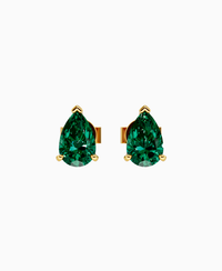 Zambian Lab Emerald / Pear / 0.8ct
