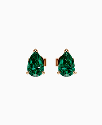 Zambian Lab Emerald / Pear / 0.8ct