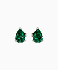 Zambian Lab Emerald / Pear / 0.8ct