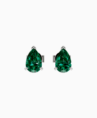 Zambian Lab Emerald / Pear / 0.8ct