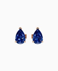 Royal Blue Lab Sapphire / Pear / 1ct