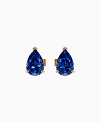Royal Blue Lab Sapphire / Pear / 1ct