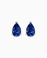 Royal Blue Lab Sapphire / Pear / 2ct