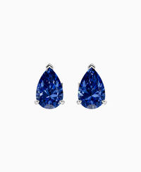 Royal Blue Lab Sapphire / Pear / 2ct