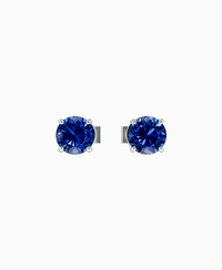 Royal Blue Lab Sapphire / Round / 0.5ct