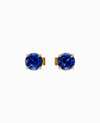 Royal Blue Lab Sapphire / Round / 0.5ct