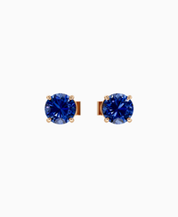 Royal Blue Lab Sapphire / Round / 0.5ct